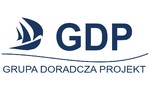 grafika przedstawia logo firmy GRUPA DORADCZA PROJEKT SP. Z O.O.
